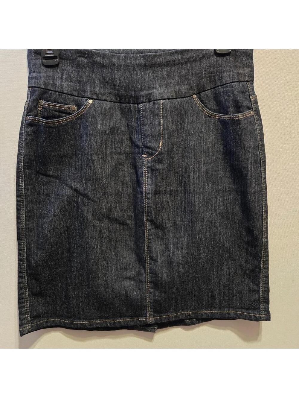 Jag Jeans dark wash denim mini skirt with pockets